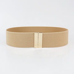 Alloy Buckle Elastic Belt