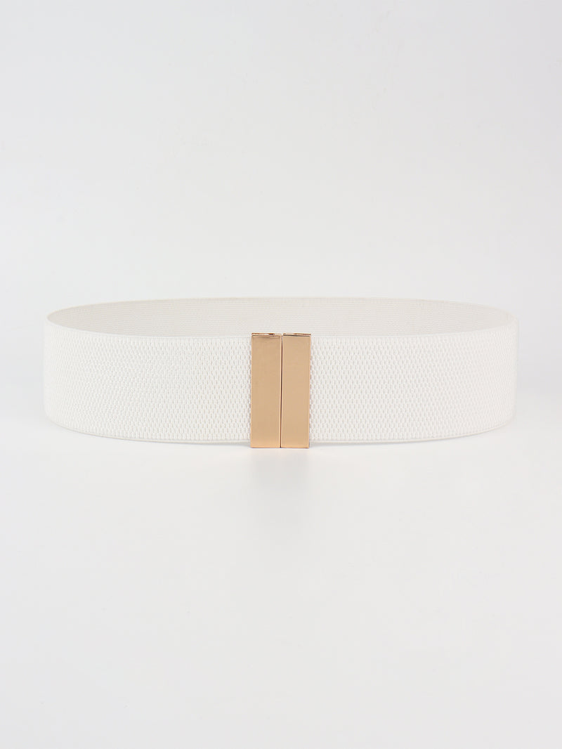Alloy Buckle Elastic Belt
