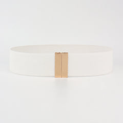 Alloy Buckle Elastic Belt