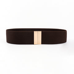 Alloy Buckle Elastic Belt