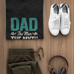 Dad The Man the Myth - Premium Father's Day T-shirt