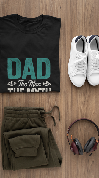 Dad The Man the Myth - Premium Father's Day T-shirt