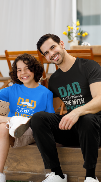 Dad The Man the Myth - Premium Father's Day T-shirt