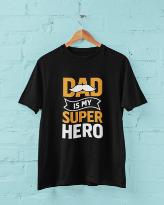 Dad is My Super Hero - Premium Father's Day T-shirt