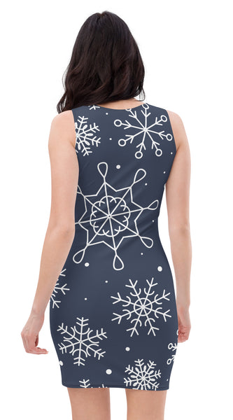 SnowFlakes Sublimation Cut & Sew Dress