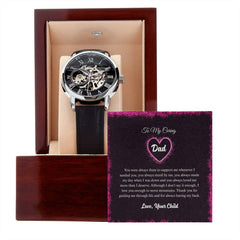Skeleton Automatic Watch – For My Caring Dad