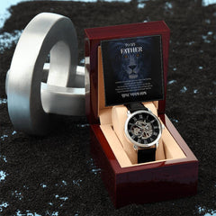 Skeleton Dial Men’s Watch – To My Brave Dad Special Edition