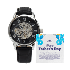 Luxury Skeleton Dial Men's Automatic Watch – Perfect Father's Day Gift