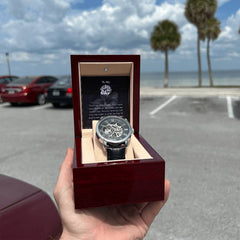 Luxury Automatic Skeleton Watch – To My Super Dad Gift Set