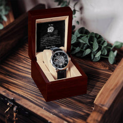 Luxury Automatic Skeleton Watch – To My Super Dad Gift Set