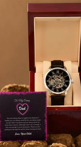 Skeleton Automatic Watch – For My Caring Dad