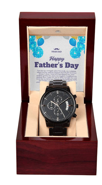 Luxury Chronograph Watch – To My Best Dad Edition