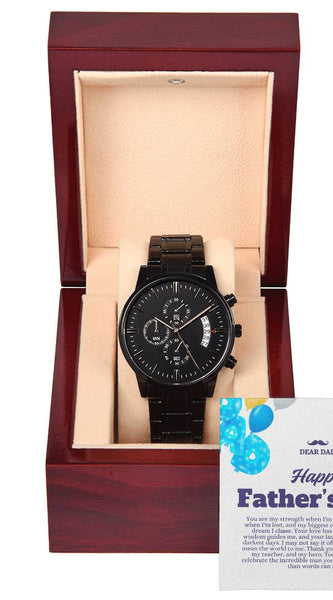 Luxury Chronograph Watch – To My Best Dad Edition