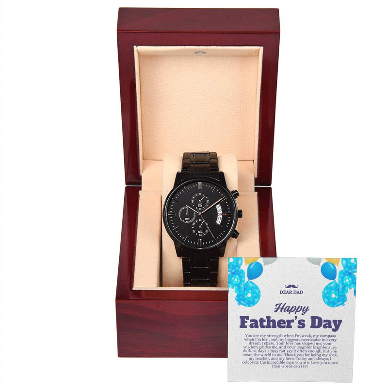 Luxury Chronograph Watch – To My Best Dad Edition