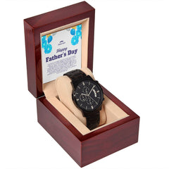 Luxury Chronograph Watch – To My Best Dad Edition