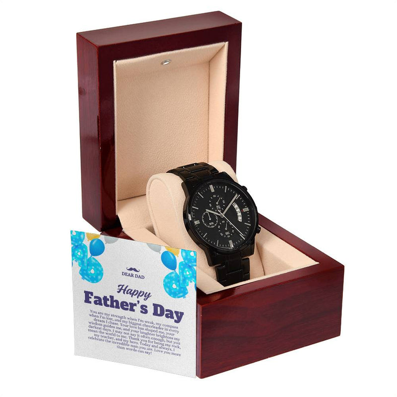 Luxury Chronograph Watch – To My Best Dad Edition