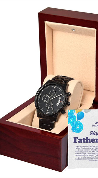 Luxury Chronograph Watch – To My Best Dad Edition