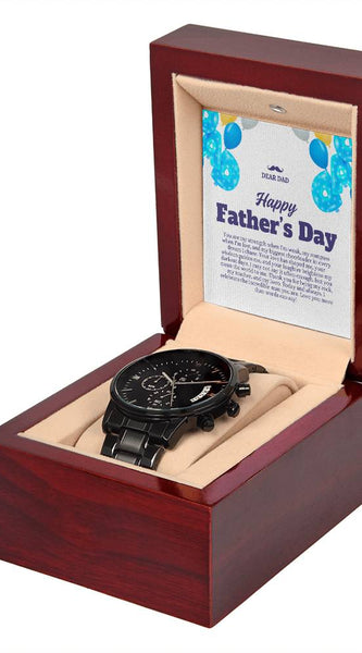 Luxury Chronograph Watch – To My Best Dad Edition