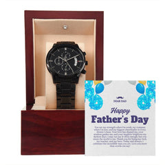 Luxury Chronograph Watch – To My Best Dad Edition
