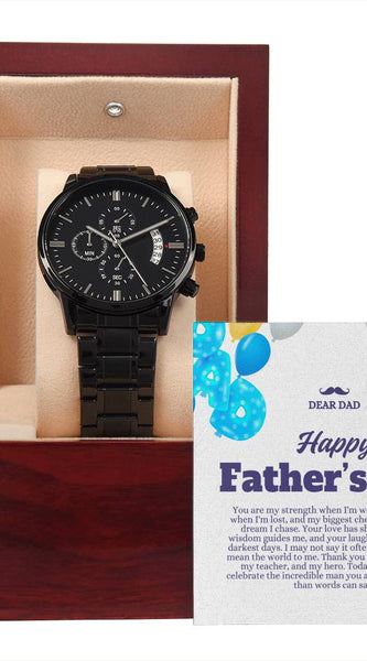 Luxury Chronograph Watch – To My Best Dad Edition