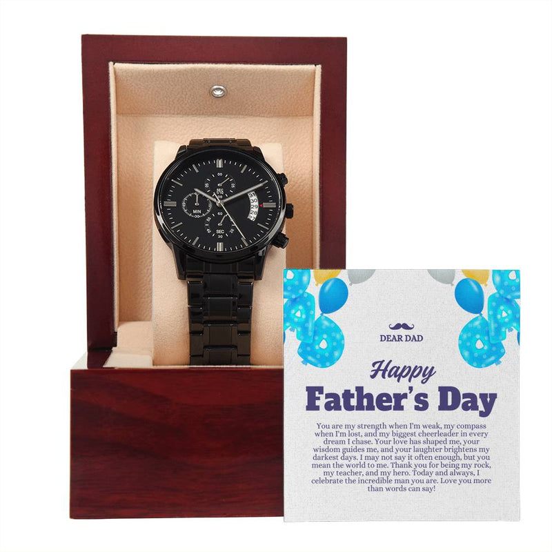 Luxury Chronograph Watch – To My Best Dad Edition
