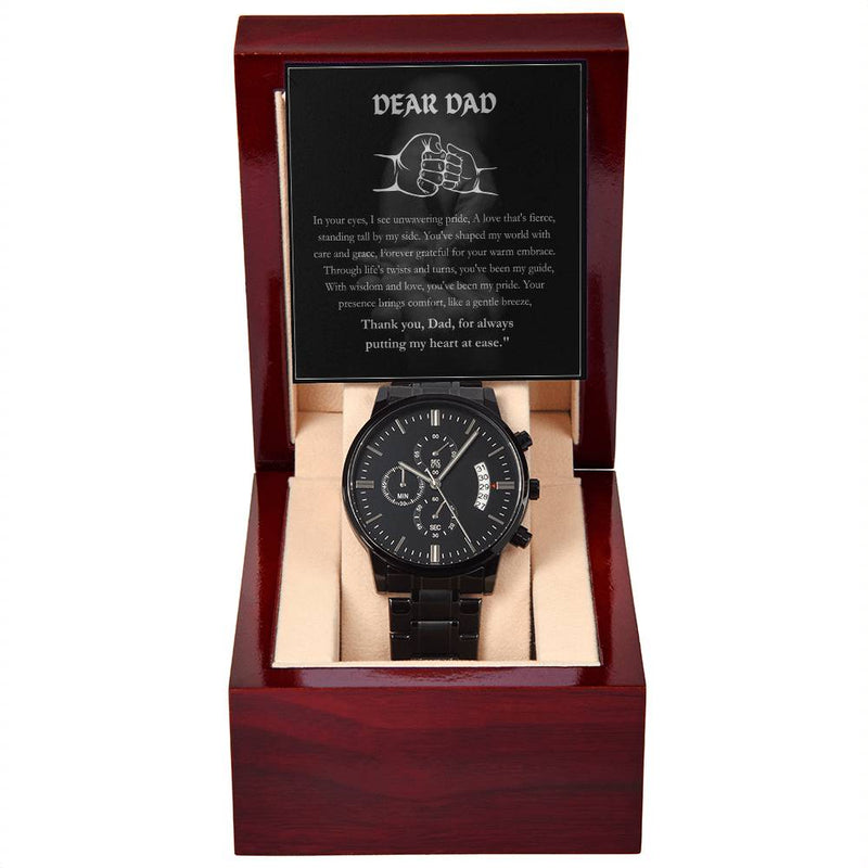 Chronograph Men’s Watch – Dad, My Best Friend Edition