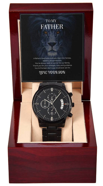 Men’s Chronograph Watch – To My Brave Dad Gift Set