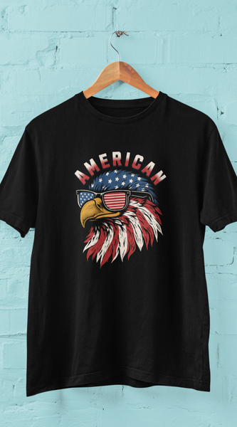 American T-Shirt – Patriotic USA Tee for 4th of July Celebration