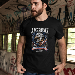 American Land of Free T-Shirt – Patriotic USA 4th of July Tee