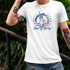 Land of Liberty T-Shirt – USA Patriotic 4th of July Unisex Tee