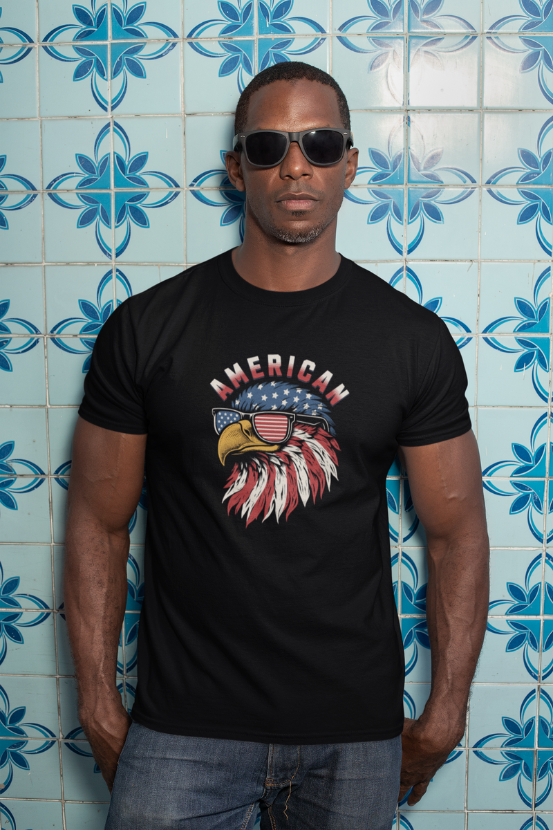 American T-Shirt – Patriotic USA Tee for 4th of July Celebration