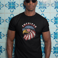 American T-Shirt – Patriotic USA Tee for 4th of July Celebration