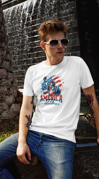 America 1776 T-Shirt – Land of the Free USA Patriotic Tee Unisex