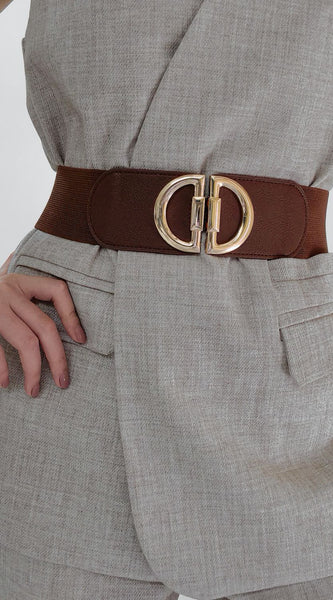 D Buckle Elastic Belt