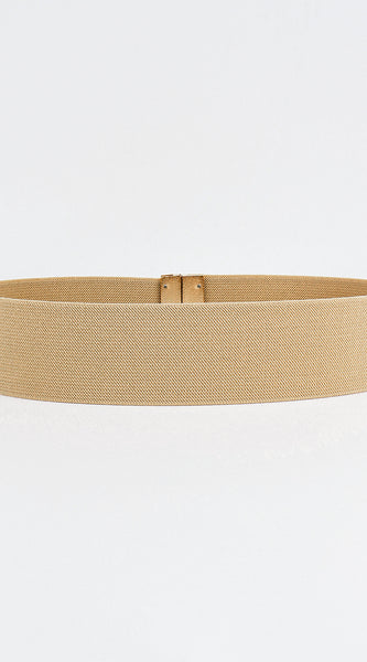 Alloy Buckle Elastic Belt