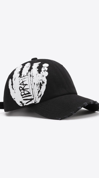 VIBRA Graphic Distressed Adjustable Baseball Cap