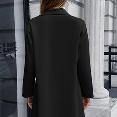 Lapel Collar Long Sleeve Blazer