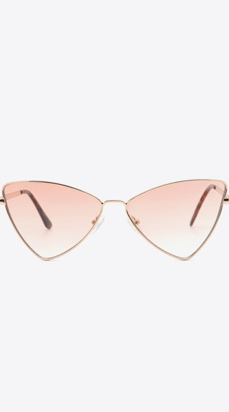 Metal Frame Cat-Eye Sunglasses