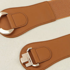 Alloy Buckle Elastic Belt