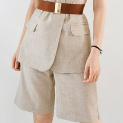 Alloy Buckle Elastic Belt