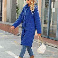 Collared Neck Button Down Coat