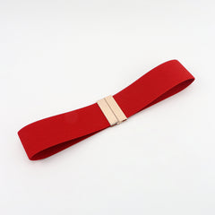 Alloy Buckle Elastic Belt