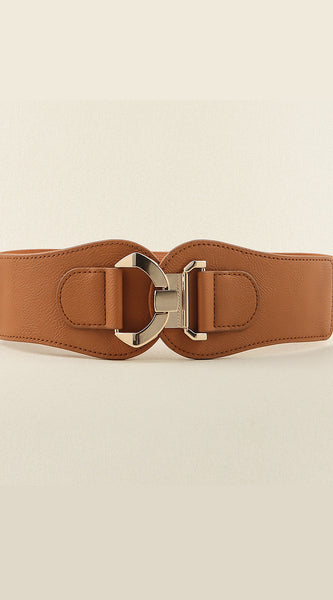Alloy Buckle Elastic Belt