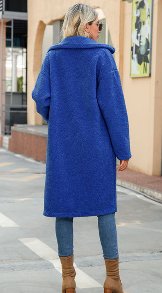 Collared Neck Button Down Coat