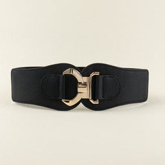 Alloy Buckle Elastic Belt