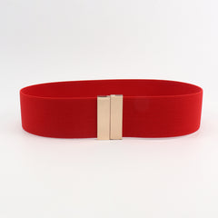 Alloy Buckle Elastic Belt