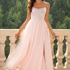 Lace-Up Backless Mesh Dress