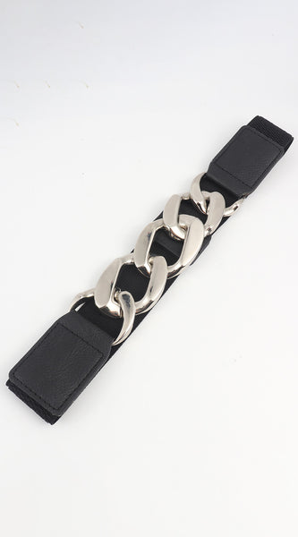 Chain Detail Elastic Belt