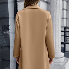 Lapel Collar Long Sleeve Blazer