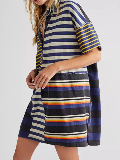 Blue And Yellow Stripes